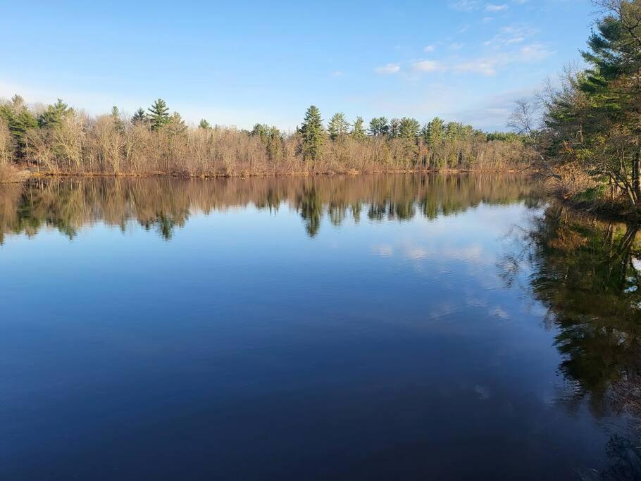 Northwoods Cabin-15 Acres, Fireplace- Paradise Villa Miscauno Island Buitenkant foto