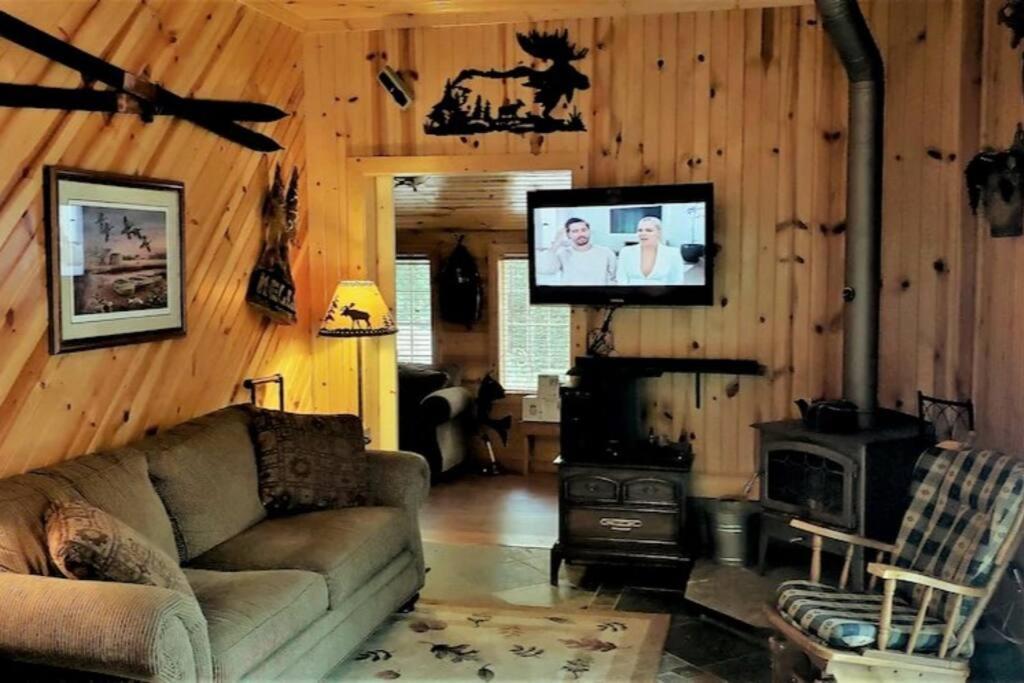 Northwoods Cabin-15 Acres, Fireplace- Paradise Villa Miscauno Island Buitenkant foto